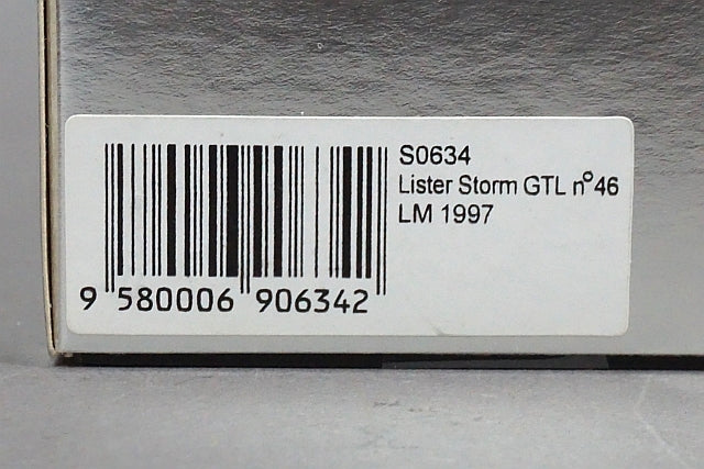 1:43 SPARK S0634 Lister Storm GTL Le Mans 1997 #46