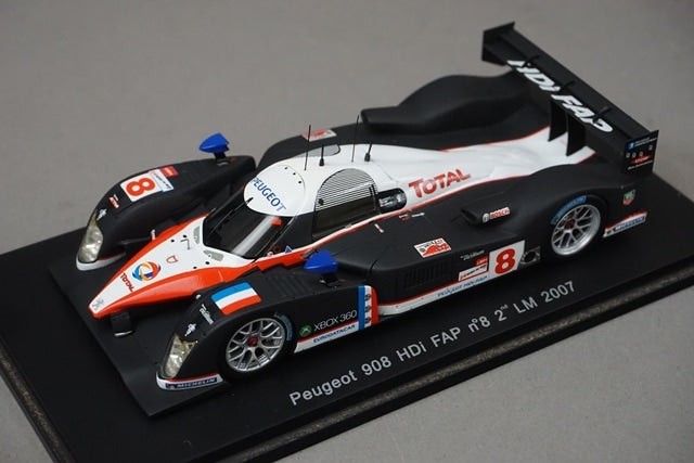 1:43 SPARK S1273 Peugeot 908 HDi FAP LM 2007 2nd place #8