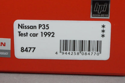 1:43 HPI 8477 Nissan P35 Test Car 1992 model car