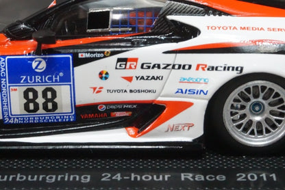 1:43 EBBRO 44635 Lexus LFA Nurburgring 24H Race 2011 #88