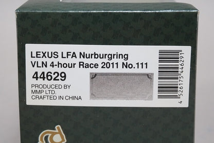 1:43 EBBRO 44629 Lexus LFA Nurburgring VLN 4H Race 2011 #111