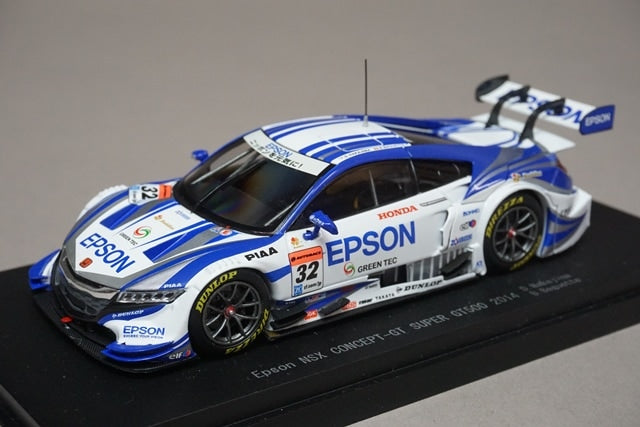 1:43 EBBRO 45074 Honda EPSON NSX Concept GT Super GT500 2014 #32