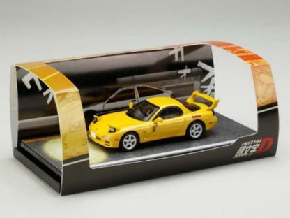 HJ645007DA Hobby JAPAN 1:64 Mazda MAZDA RX-7 (FD3S) RED SUNS / Initial D VS Takumi Fujiwara with Keisuke Takahashi Driver Figure