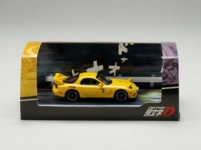 HJ645007DB Hobby JAPAN 1:64 Mazda MAZDA RX-7 (FD3S) RED SUNS / Initial D VS Takeshi Nakazato with Keisuke Takahashi Driver Figure