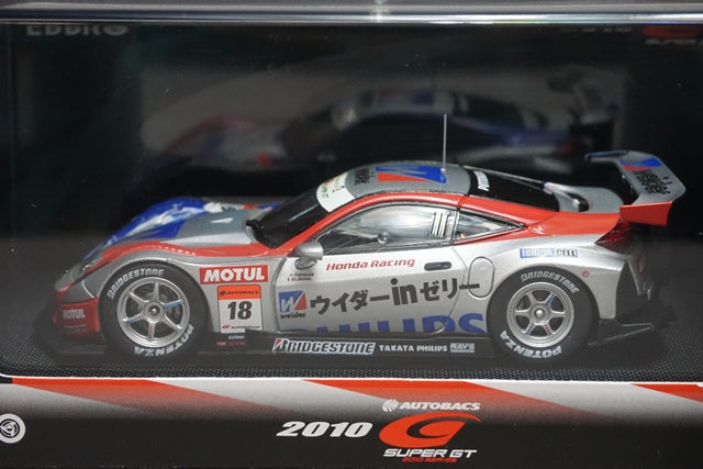 1:43 EBBRO 44326 Honda Weider HSV-010 Super GT500 2010 #18