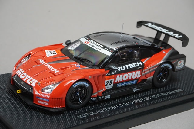 1:43 EBBRO 44315 MOTUL AUTECH GT-R Super GT 2010 SUZUKA Test #23