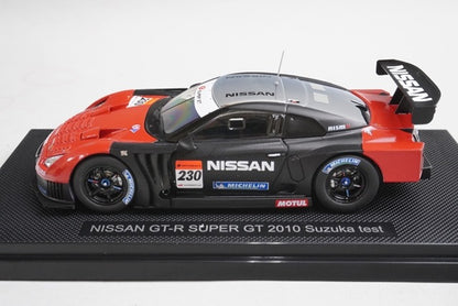 1:43 EBBRO 44316 Nissan GT-R Super GT 2010 SUZUKA Test #230 model car