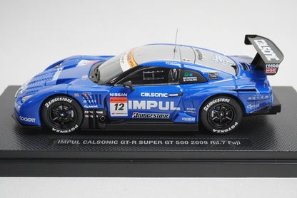 1:43 EBBRO 44233 IMPUL Calsonic GT-R Super GT500 2009 Rd.7 Fuji #12 model car