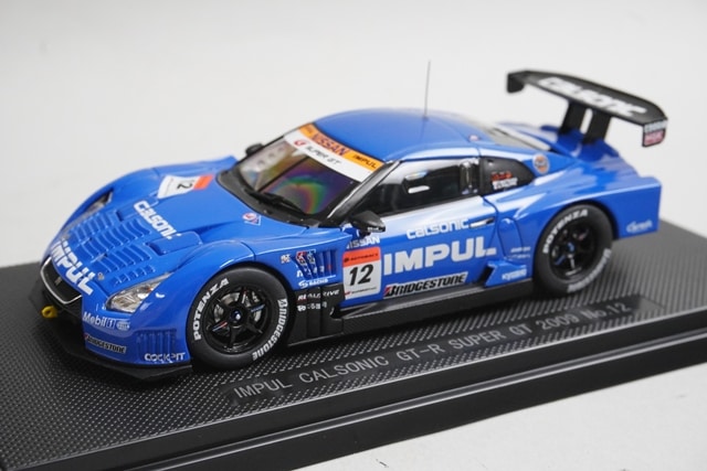 1:43 EBBRO 44173 Nissan Impul Calsonic GT-R Super GT500 2009 #12 model car