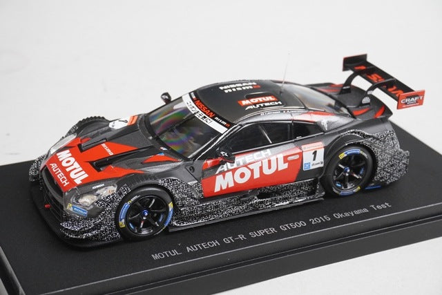 1:43 EBBRO 45275 MOTUL AUTECH GT-R Super GT500 Okayama Test 2015 #1 model car