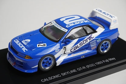 1:43 EBBRO 44504 Calsonic Skyline GT-R (R32) Fuji May 1993 #2 model car