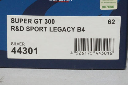 1:43 EBBRO 44301 R&D Sports Legacy B4 SGT300 2009 #62