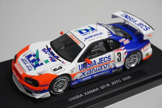 1:43 EBBRO P428 UNISIA XANAVI GT-R JGTC 2000 #3 model car