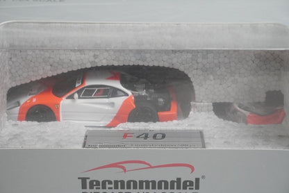 TM64-01C Tecnomodel 1:64 Ferrari F40 LM 1996 Red White w/Black Wheels