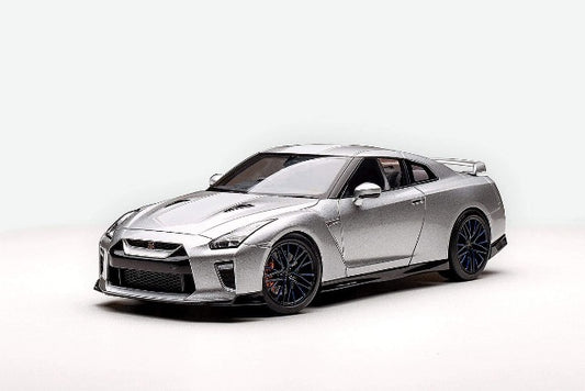 M83502 MOTORHELIX 1:18 Nissan GT-R R35 50th Anniversary Ultimate Metal Silver