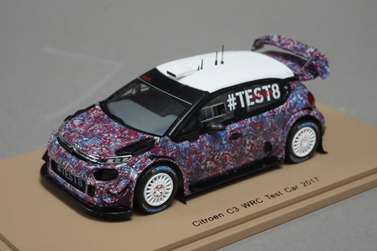 1:43 SPARK S5158 Citroen C3 WRC Test Car 2017