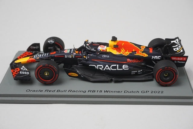 1:43 SPARK S8548 Oracle Red Bull Racing RB18 Dutch GP Winner 2022 #1