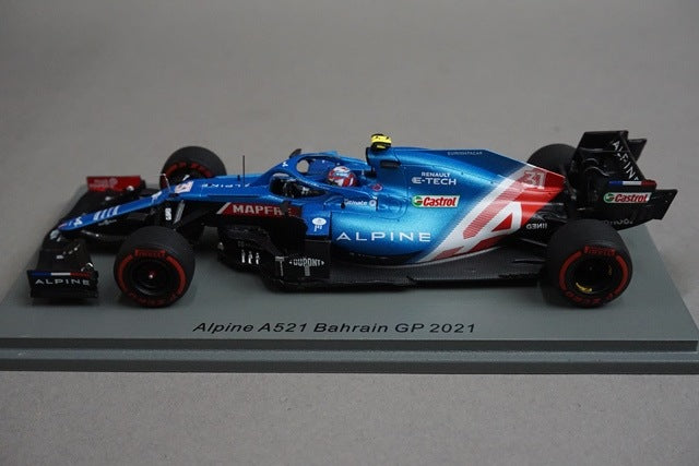 1:43 SPARK S7665 Alpine A521 Bahrain GP 2021 #31 model car
