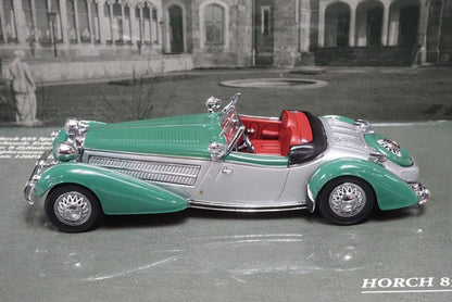 1:43 MINICHAMPS 436014205 Horch 855 Special Roadster 1938 Silver/Green