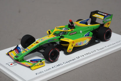 1:43 SPARK SJ116 Kids com KCMG CAYMAN SF19 TRD 01F Super Formula 2022 #7 K.Kobayashi