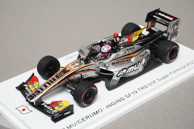 1:43 SPARK SJ124 P.MU/Selmo Inging SF19 TRD 01F Super Formula 2022 #38 Sho Tsuboi