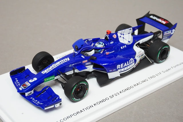 1:43 SPARK SFJ003 Realize Corporation KONDO Racing SF23 TRD 01F Super Formula #3 Kenta Yamashita