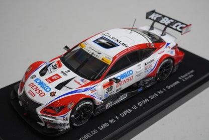 1:43 EBBRO 45388 LEXUS DENSO KOBELCO SARD RC F Super GT GT500 Okayama 2016 #39 model car