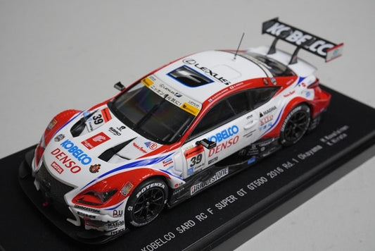 1:43 EBBRO 45388 LEXUS DENSO KOBELCO SARD RC F Super GT GT500 Okayama 2016 #39 model car