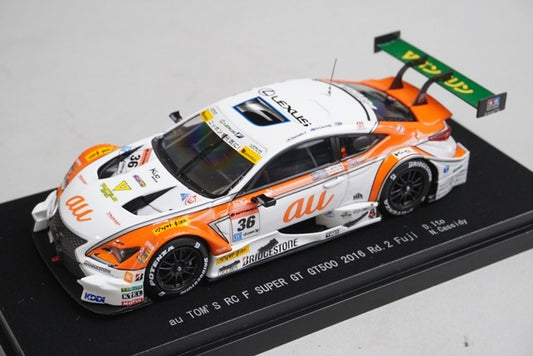 1:43 EBBRO 45454 LEXUS AU TOM'S RC F Super GT GT500 Fuji 2016 #36 model car