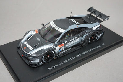 1:43 EBBRO 45091 RAYBRIG NSX Concept-GT Super GT500 Okayama Test 2014 #100