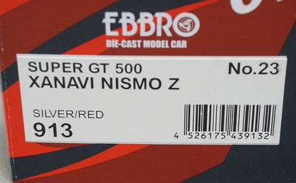 1:43 EBBRO 43913 Nissan XANAVI NISMO Z SUPER GT 2007 #23