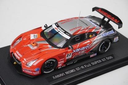 1:43 EBBRO 44127 Nissan XANAVI NISMO GT-R Fuji Super GT500 #23 model car