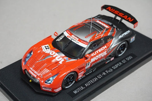 1:43 EBBRO 44128 Nissan MOTUL AUTECH GT-R Fuji Super GT500 #22