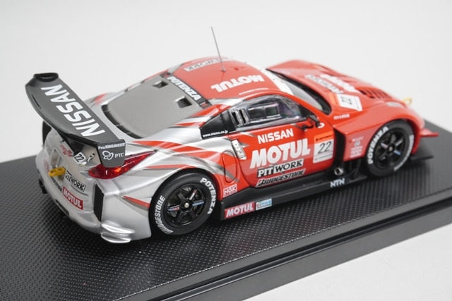 1:43 EBBRO 43688 Nissan MOTUL Pit Work Z SUPER GT500 2005 #22 model car