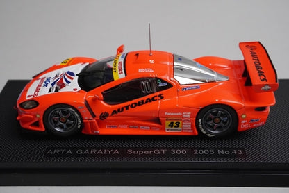 1:43 EBBRO 43701 ARTA Garaiya Super GT300 2005 #43 Orange model car