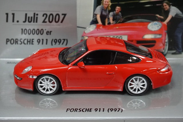 1:43 MINICHAMPS 436063020 Porsche 911 100000'er