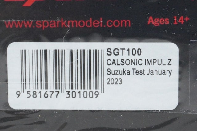 1:43 SPARK SGT100 Nissan Calsonic Impul Z Suzuka Test January 2023 #1