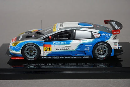 1:43 EBBRO 44829 Toyota APR Hasepro Prius GT SGT300 Okayama Test 2012 #31