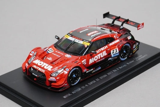 1:43 EBBRO 45504 Nissan MOTUL AUTECH GT-R Super GT500 Motegi Winner 2017 #23