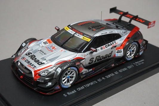 1:43 EBBRO 45512 Nissan S Road Craftsport GT-R Super GT500 2017 #46