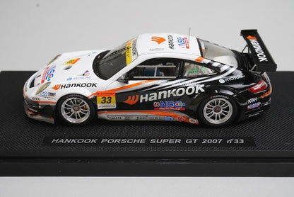 1:43 EBBRO 43925 Porsche Hankook Super GT 2007 #33 model car