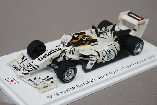 1:43 SPARK SJ132 SF19 Next50 Test 2022 "White Tiger"