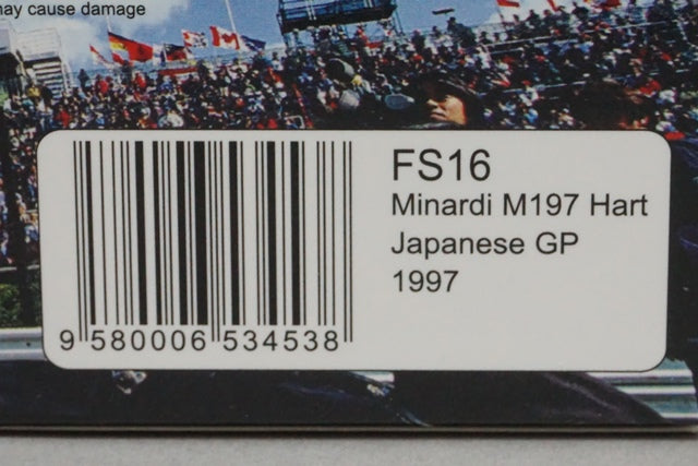 1:43 SPARK FS16 Minardi M197 Heart Japan GP 1997 Ukyo Katayama #20 Suzuka