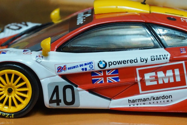 1:43 MINICHAMPS 533184340 McLaren F1 GTR GULF Team Davidoff #40