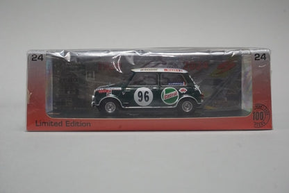 100SPA04 Spark 1:43 Mini BMC Cooper 1000 S 24H Spa 1969 J. Vernaeve - C. Baker #96