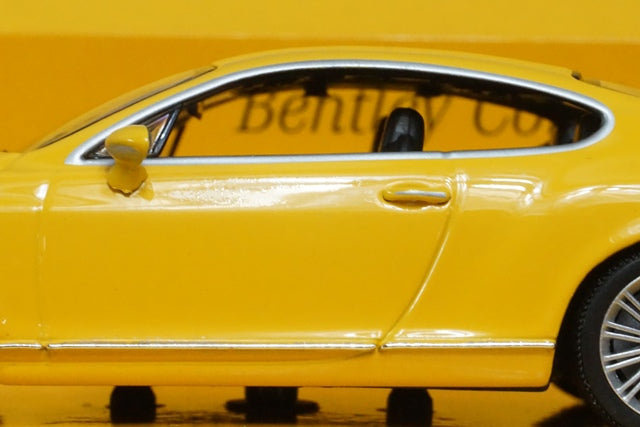 1:43 MINICHAMPS 436139601 Bentley Continental GT 2008 Lione Giallo No.6