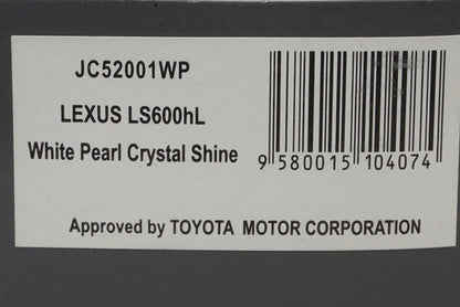 1:43 KYOSHO JC52001WP Lexus LS600hL White Pearl Crystal Shine