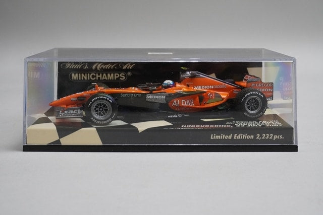 1:43 MINICHAMPS 400070120 Spyker F8-VII European GP Nurburgring 2007 #21 model car