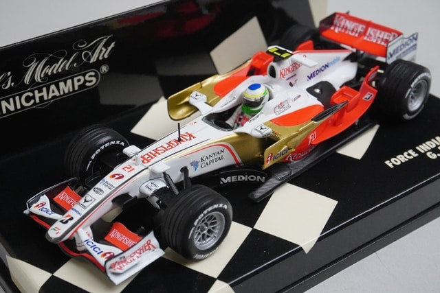 1:43 MINICHAMPS 400080021 Force India VJM01 2008 #21 G.Fisichella model car