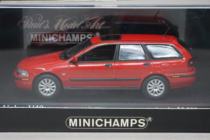 1:43 MINICHAMPS 430171110 VOLVO V40 2000 Red